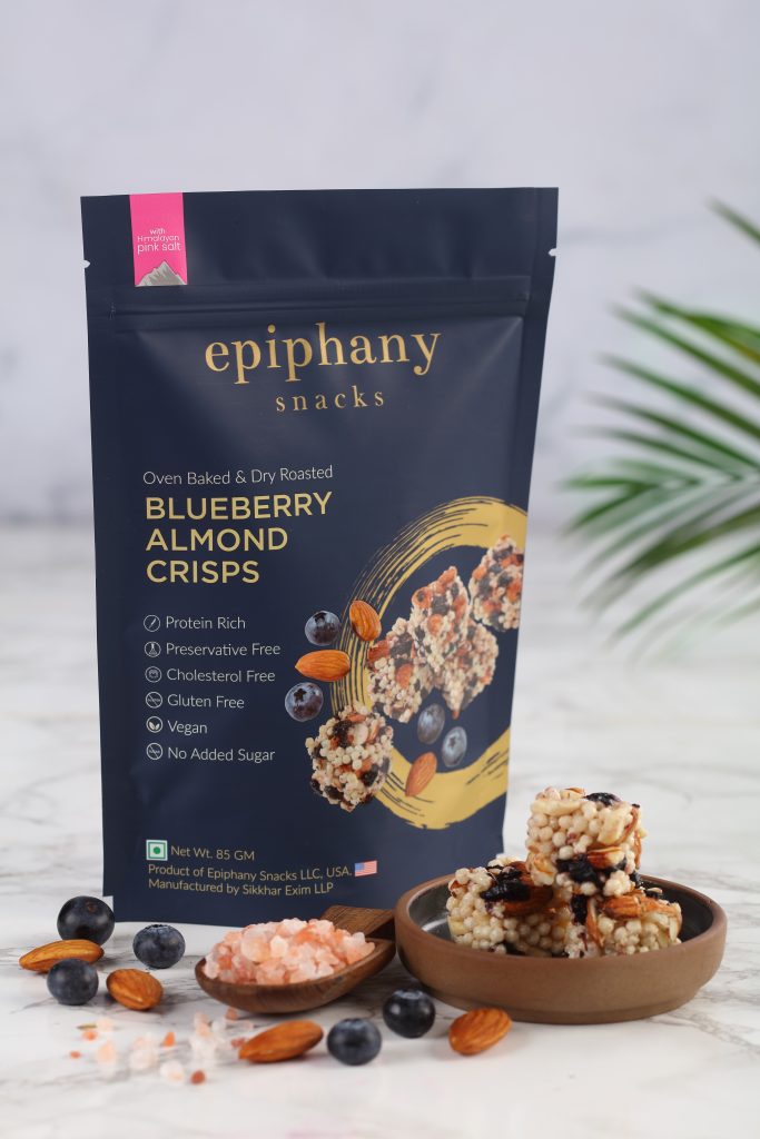 Blueberry Almond Crisps